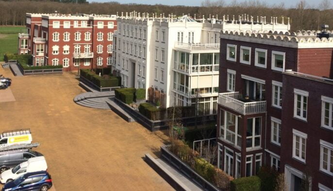 Wassenaar betonwerk stoomcleaning foto 1