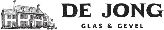 Logo de Jong Glas en Gevel